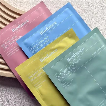 Masque Gel Hydratant Profond Biodance Caviar PDRN Bio-Collagène Nuit - Hydratation Intense, Réduction des Pores, Amélioration de l'Élasticité